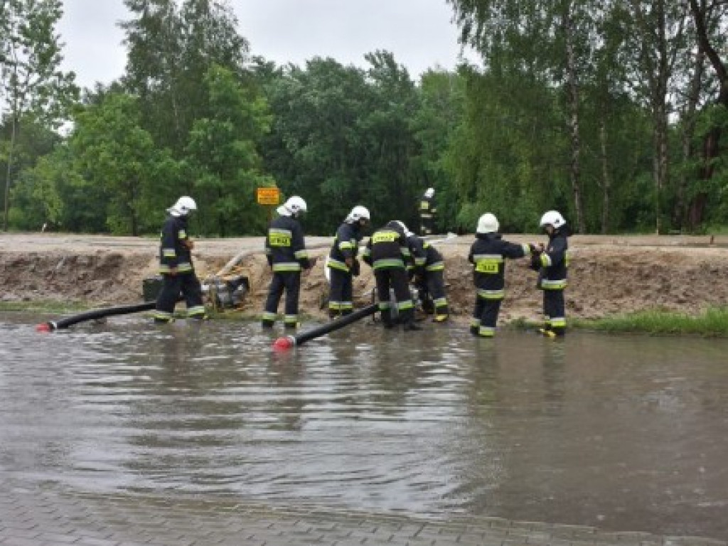 Ulewa w Legionowie. Zalane ulice