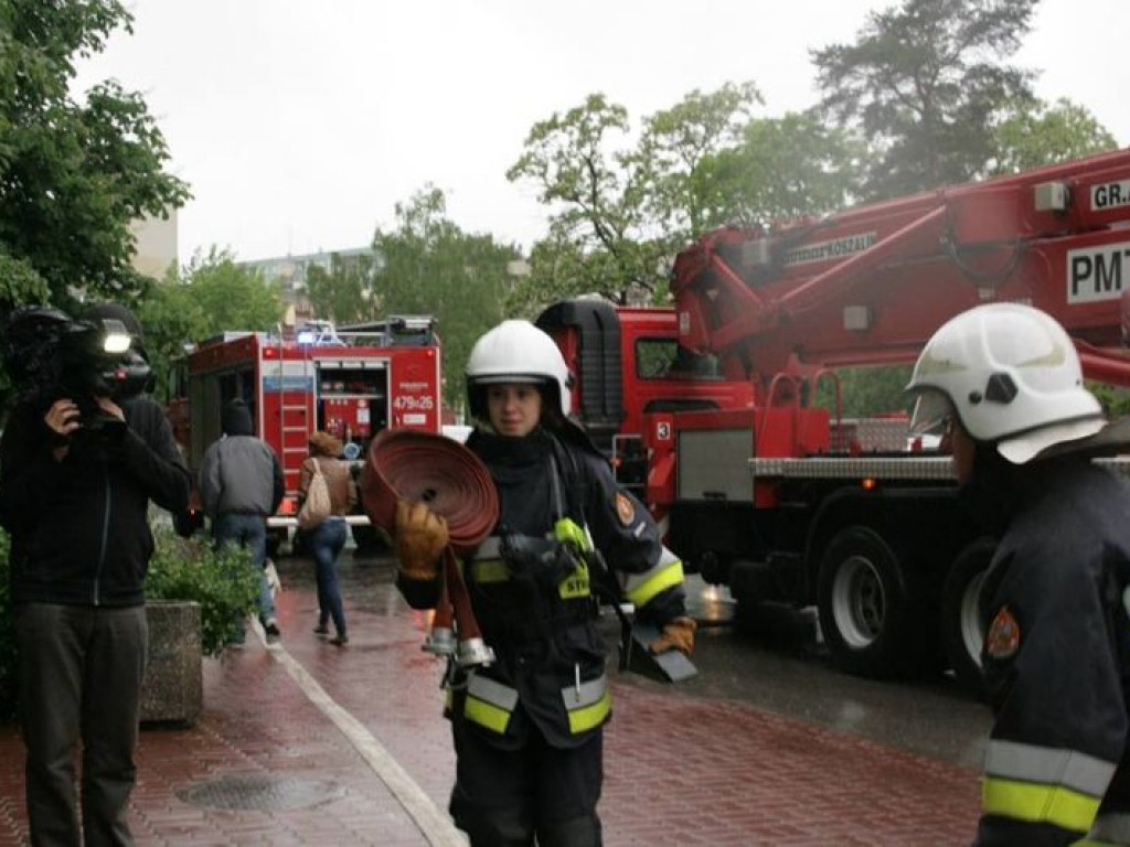 Legionowo: Pożar na 11 piętrze