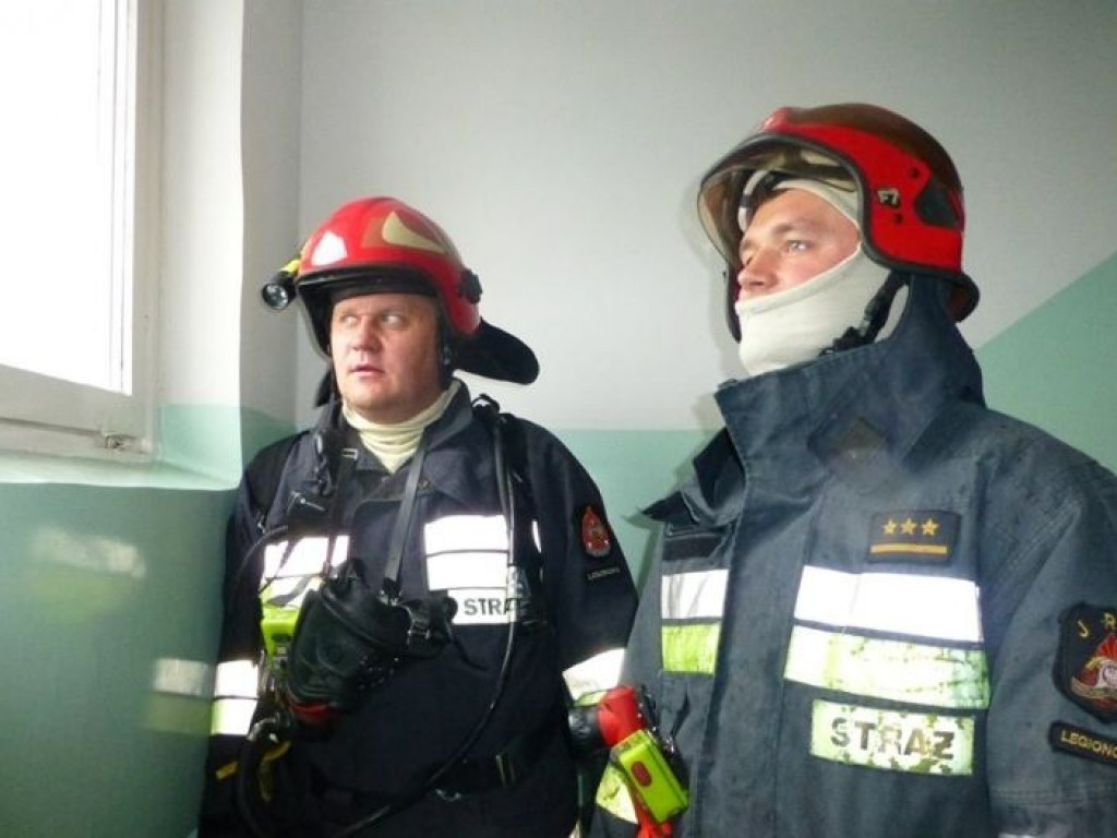 Legionowo: Pożar na 11 piętrze