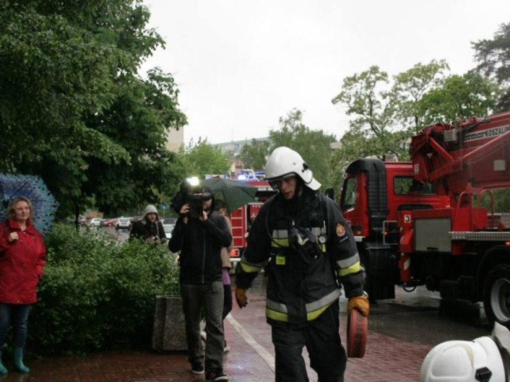 Legionowo: Pożar na 11 piętrze