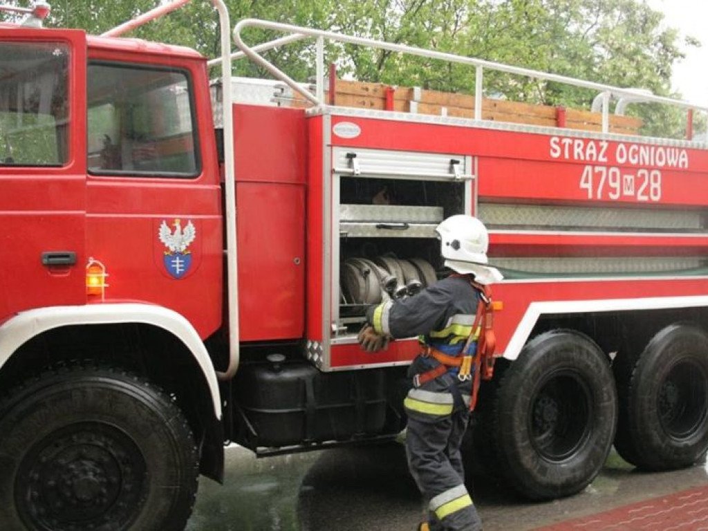 Legionowo: Pożar na 11 piętrze
