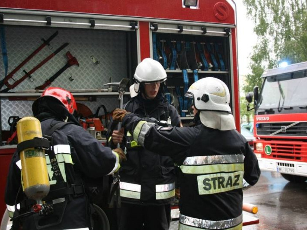 Legionowo: Pożar na 11 piętrze