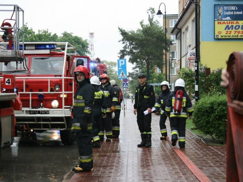 Legionowo: Pożar na 11 piętrze