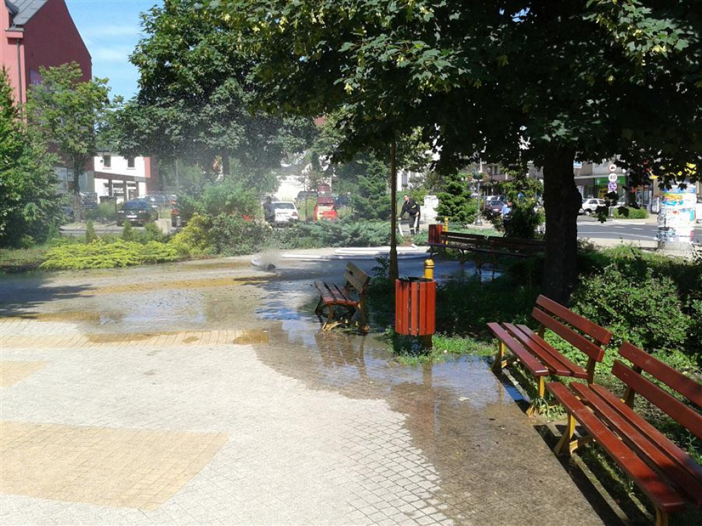 Trochę wody dla ochłody! Kurtyny wodne w Legionowie