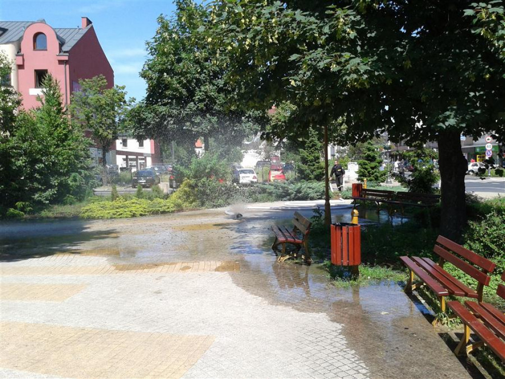 Trochę wody dla ochłody! Kurtyny wodne w Legionowie