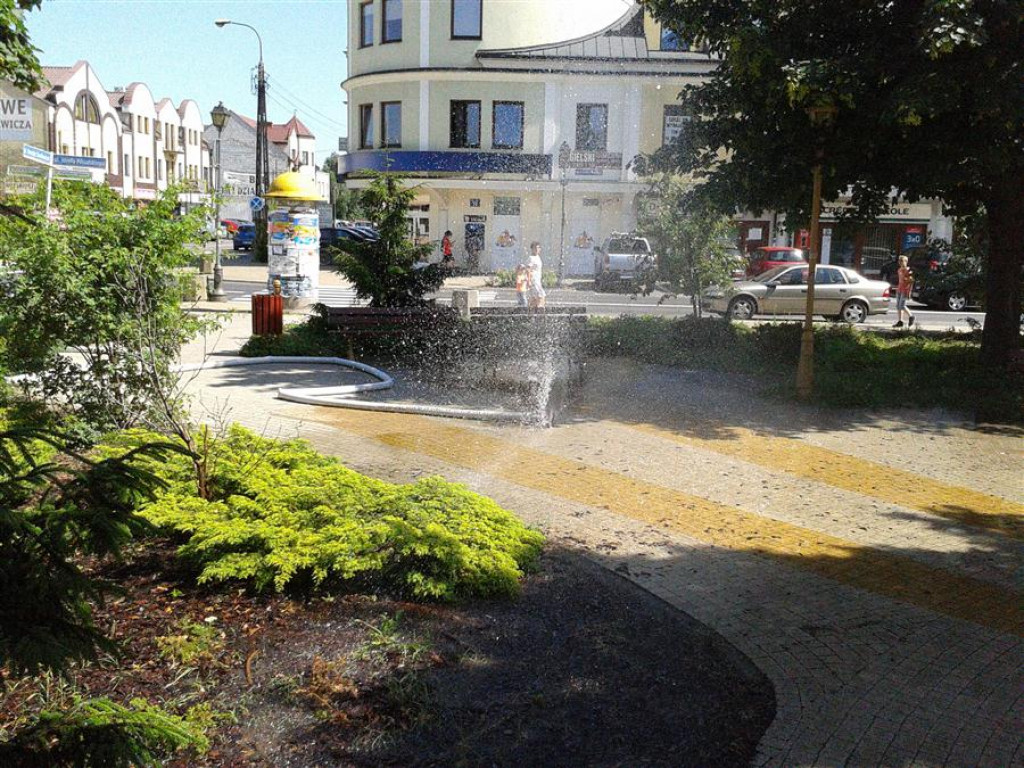 Trochę wody dla ochłody! Kurtyny wodne w Legionowie