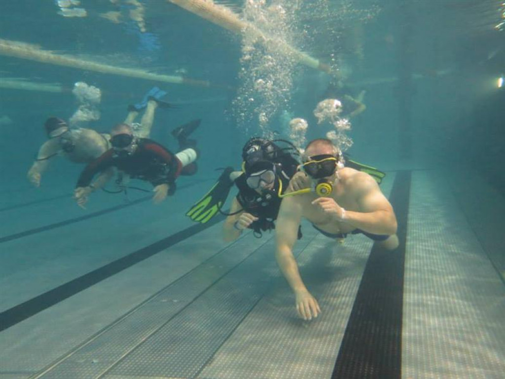 Nurkowali przy okazji Dni Nowego Dworu Maz.