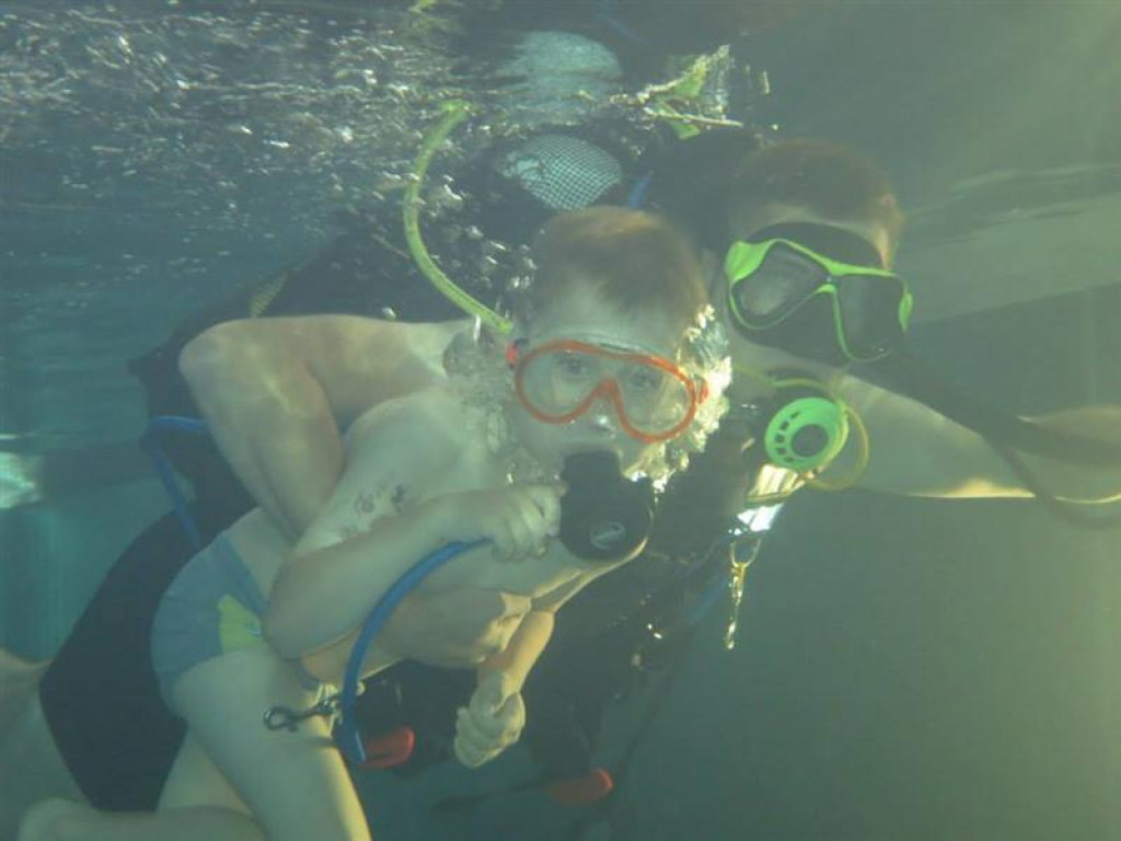 Nurkowali przy okazji Dni Nowego Dworu Maz.