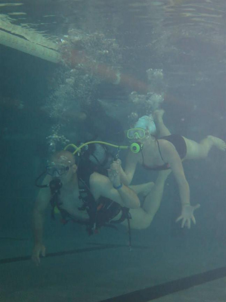 Nurkowali przy okazji Dni Nowego Dworu Maz.