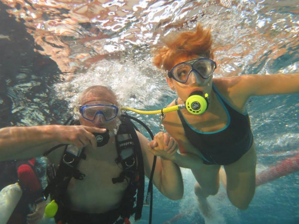 Nurkowali przy okazji Dni Nowego Dworu Maz.