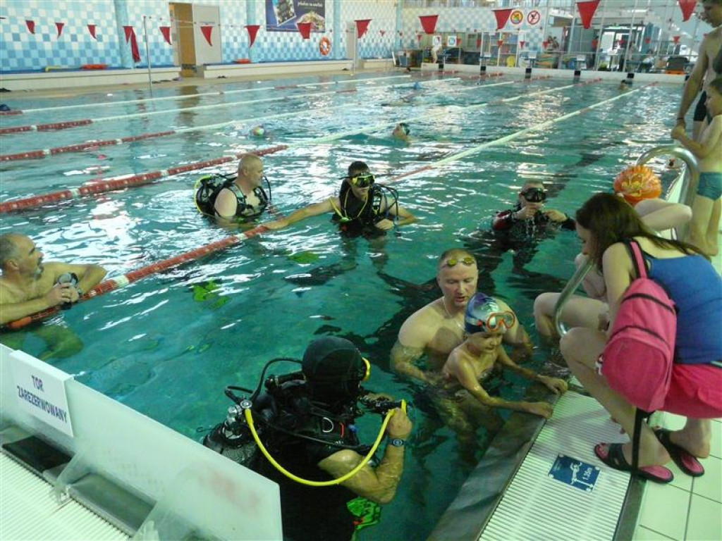 Nurkowali przy okazji Dni Nowego Dworu Maz.