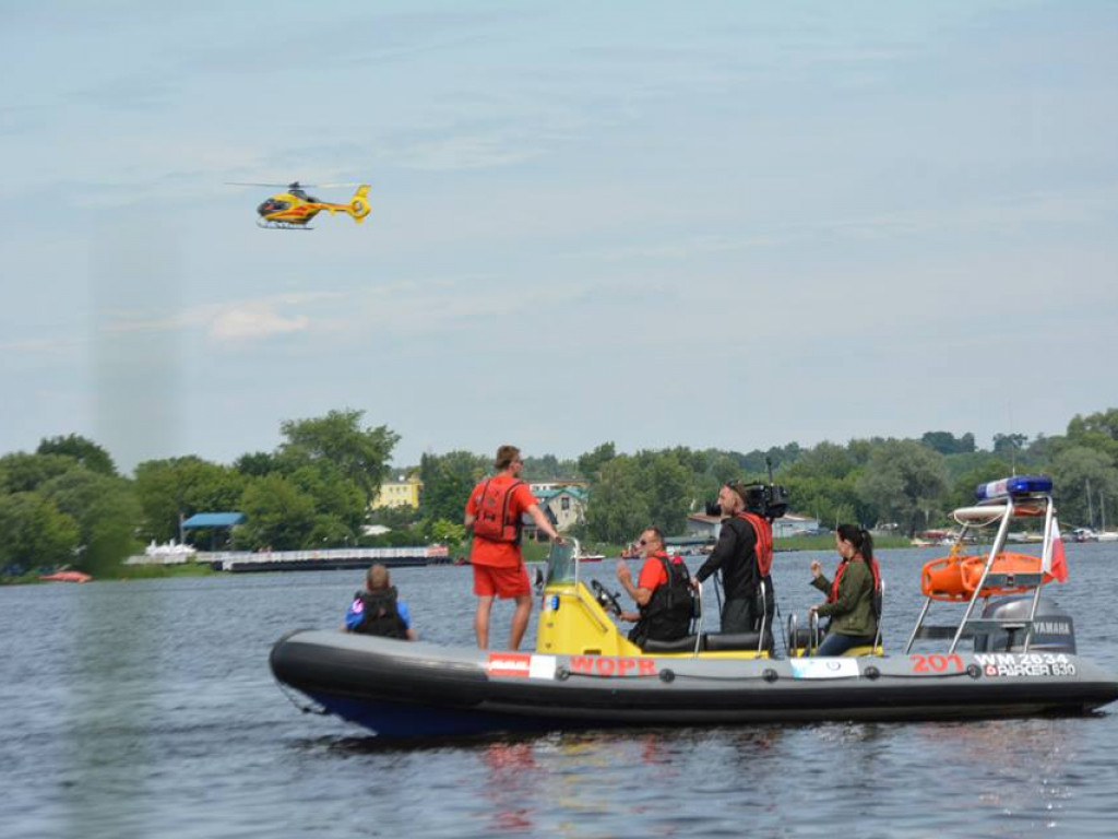 Samolot awaryjnie wodował na Jeziorze Zegrzyńskim