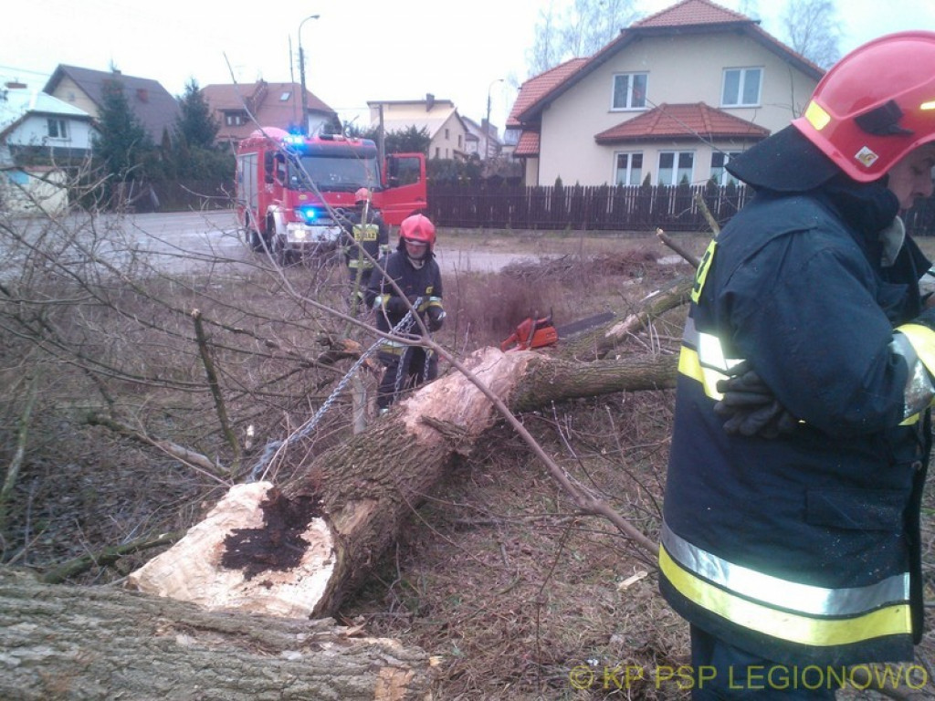Legionowski: Pracowita doba strażaków