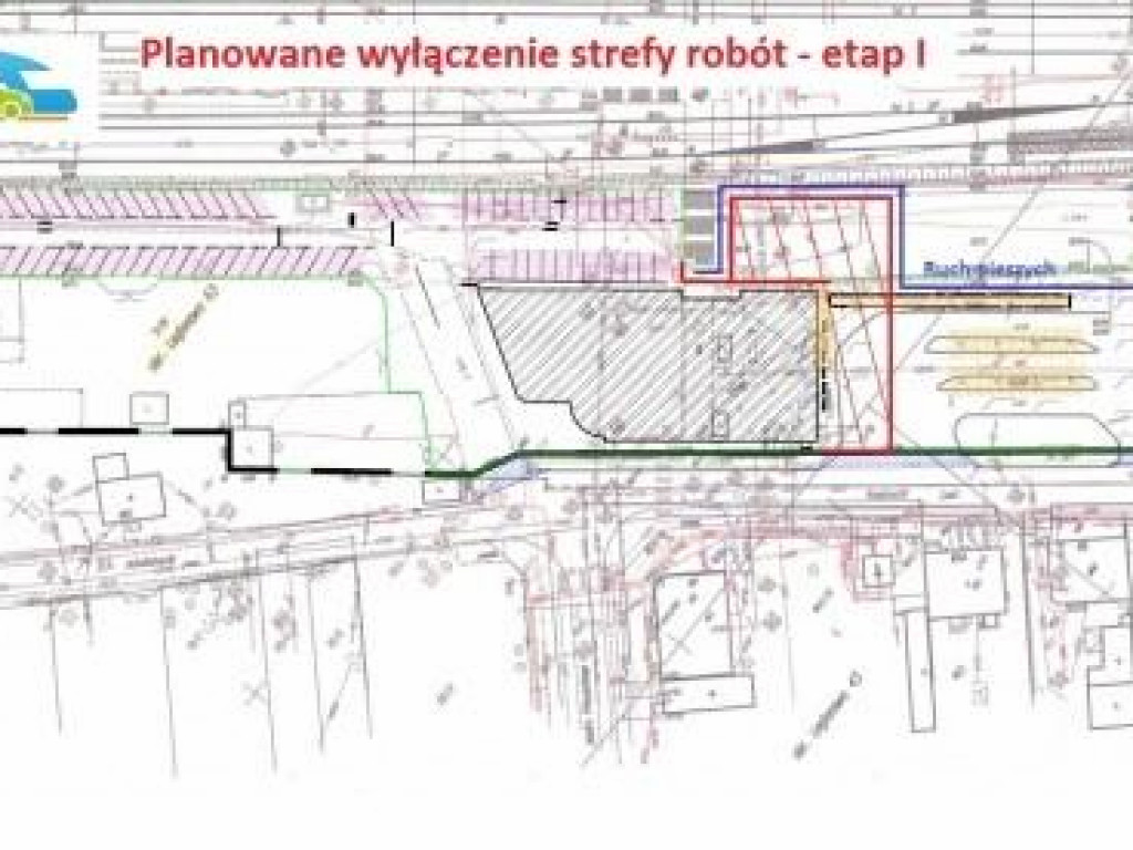 Kolejne utrudnienia w okolicy budowy legionowskiego dworca