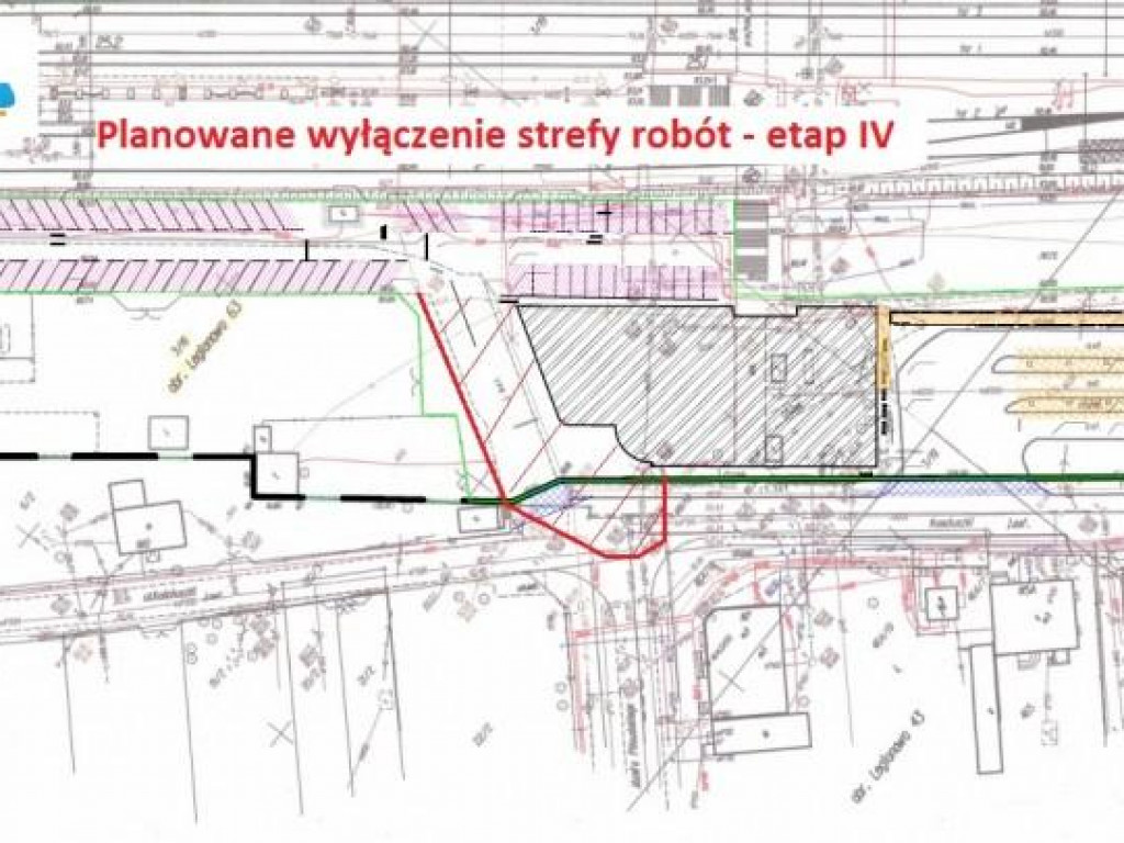 Kolejne utrudnienia w okolicy budowy legionowskiego dworca
