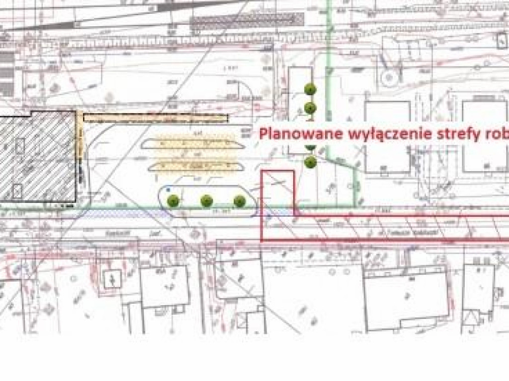 Kolejne utrudnienia w okolicy budowy legionowskiego dworca
