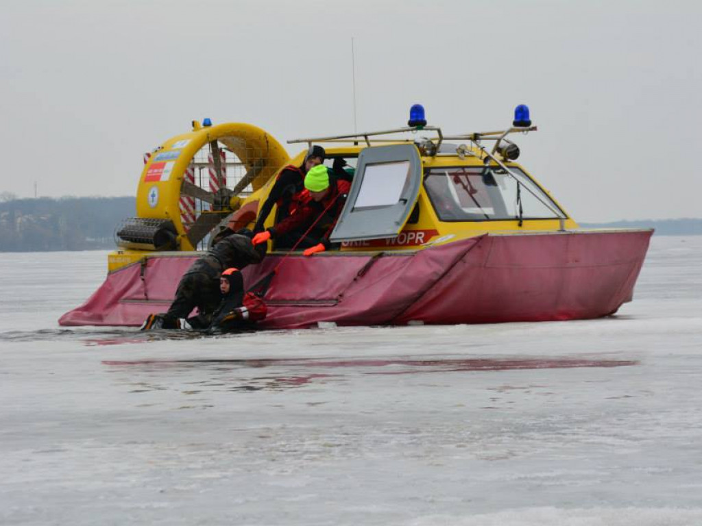 Walentynki z WOPR na Zalewie Zegrzyńskim