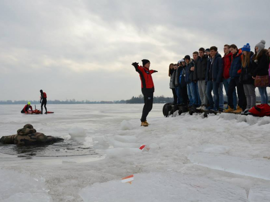 Walentynki z WOPR na Zalewie Zegrzyńskim