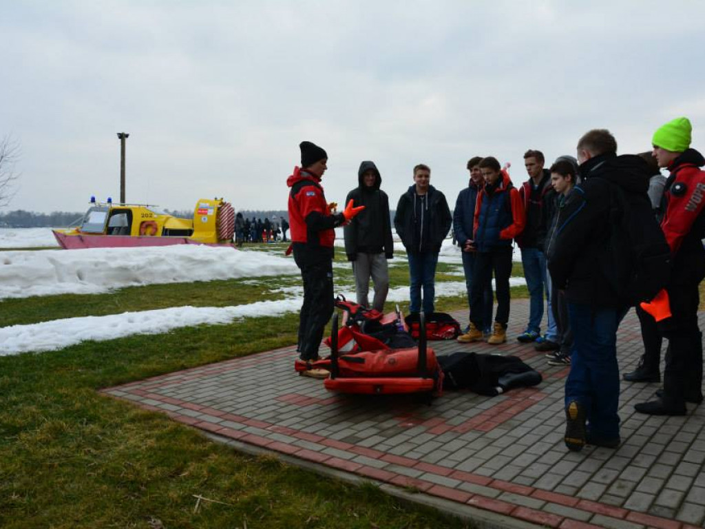 Walentynki z WOPR na Zalewie Zegrzyńskim