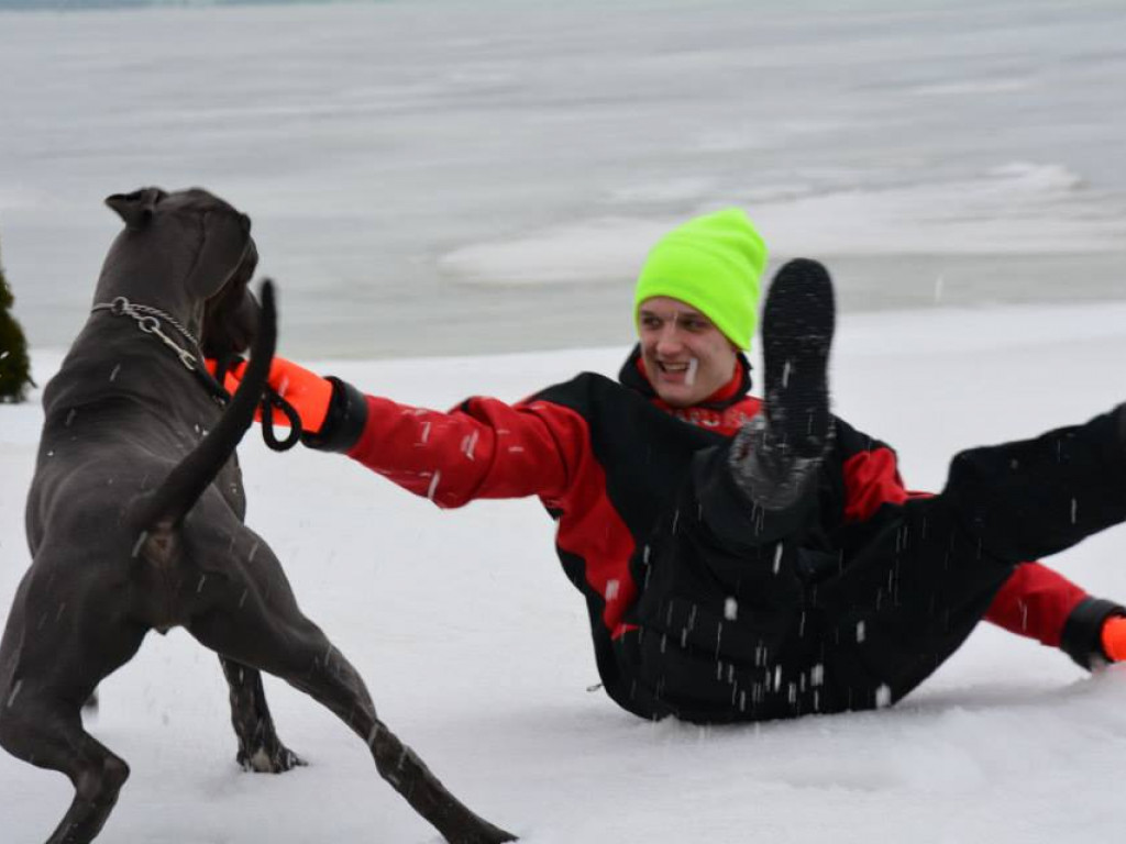 Walentynki z WOPR na Zalewie Zegrzyńskim
