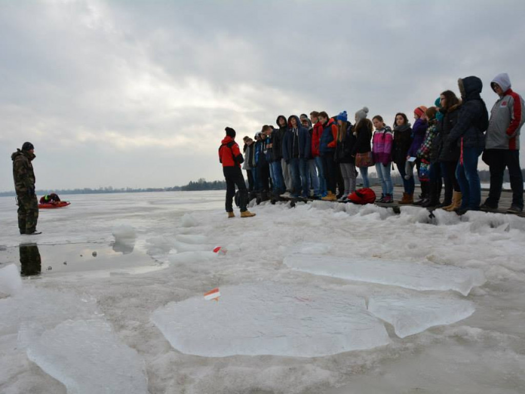Walentynki z WOPR na Zalewie Zegrzyńskim
