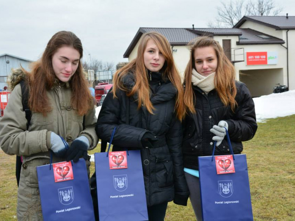 Walentynki z WOPR na Zalewie Zegrzyńskim