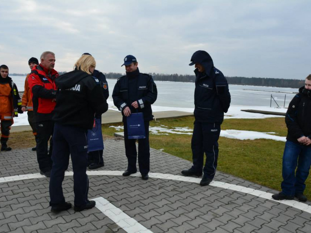 Walentynki z WOPR na Zalewie Zegrzyńskim