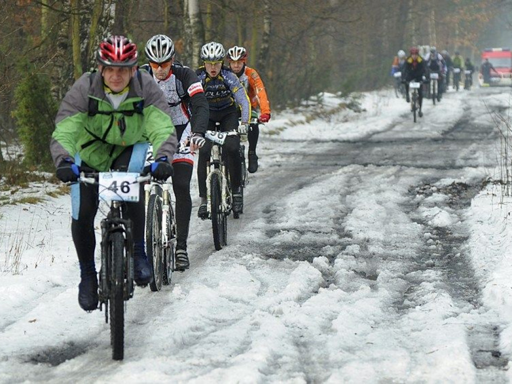 Chotomów: Pojechali w zimowym maratonie