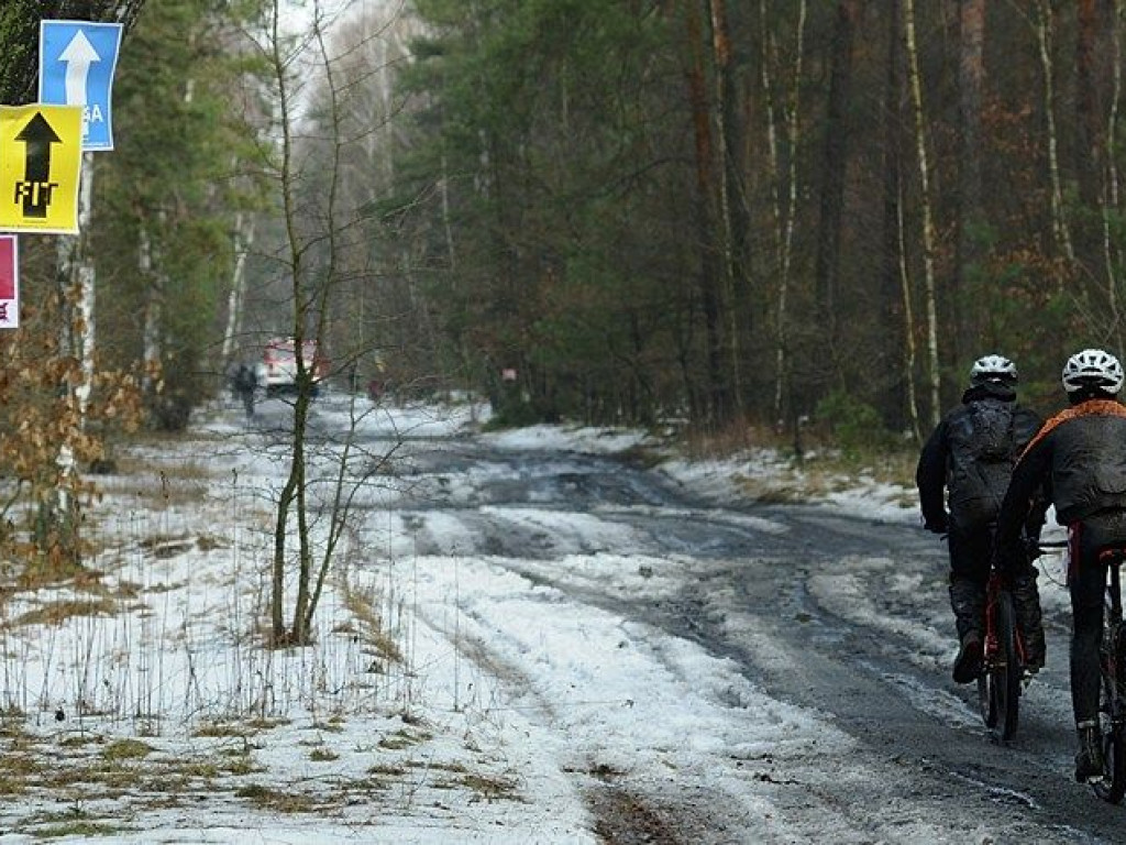 Chotomów: Pojechali w zimowym maratonie