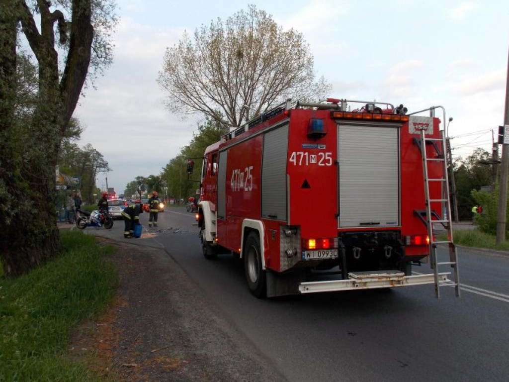Legionowo: Wymuszenie pierwszeństwa przyczyną wypadku przy CSP