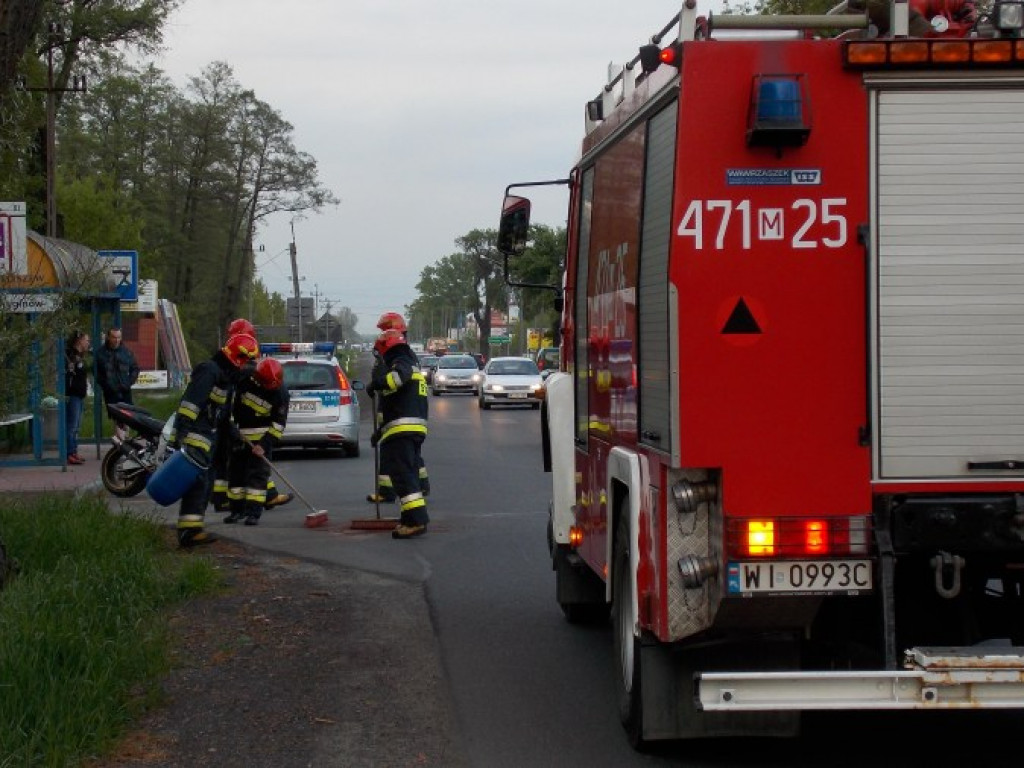 Legionowo: Wymuszenie pierwszeństwa przyczyną wypadku przy CSP