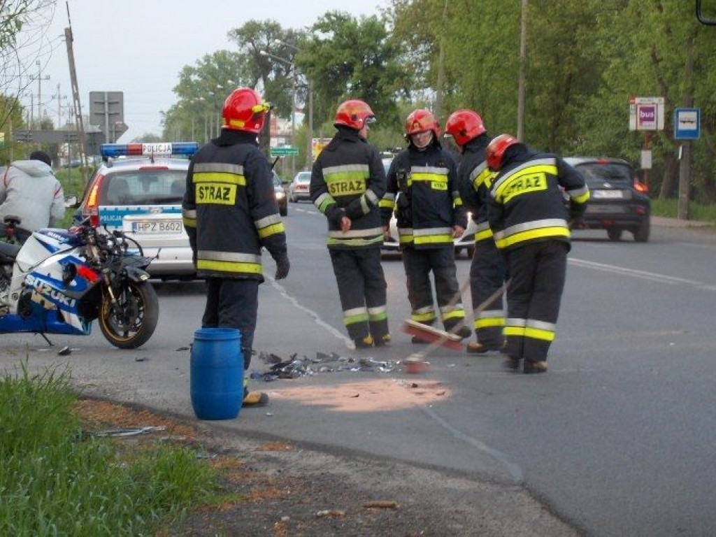 Legionowo: Wymuszenie pierwszeństwa przyczyną wypadku przy CSP