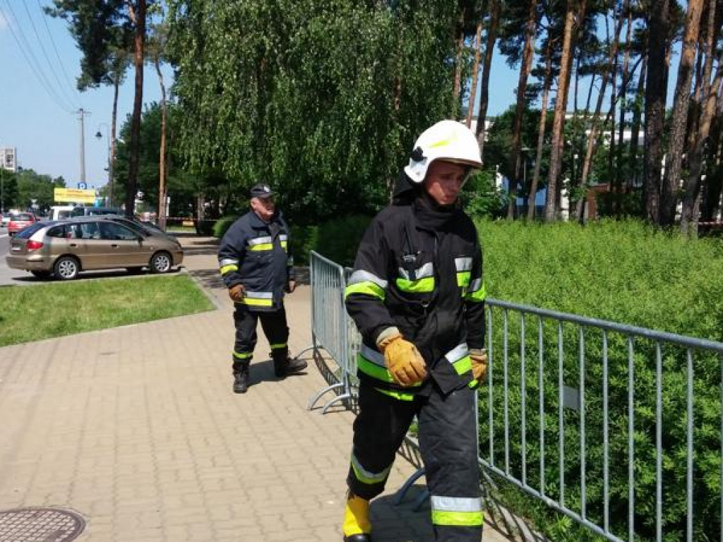 Legionowo: Dzik przy ratuszu. Część Parku Solidarności zamknięta