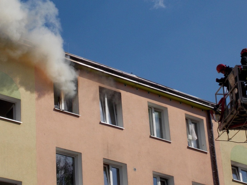 Legionowo: Spłonęło mieszkanie przy Jagiellońskiej