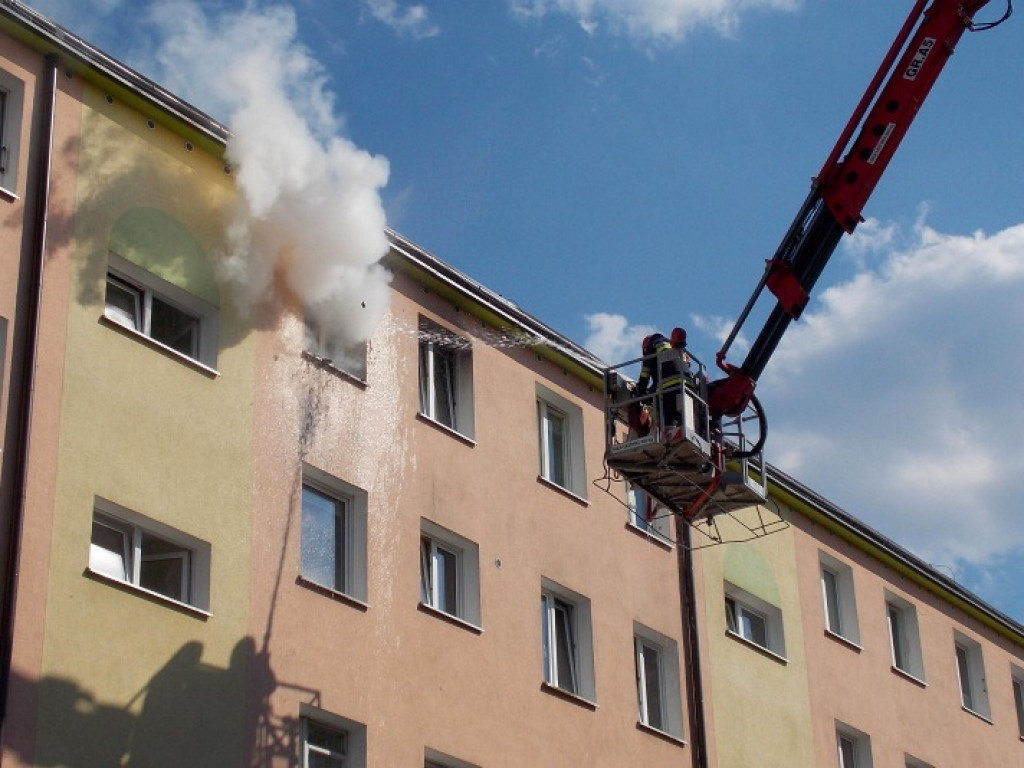 Legionowo: Spłonęło mieszkanie przy Jagiellońskiej