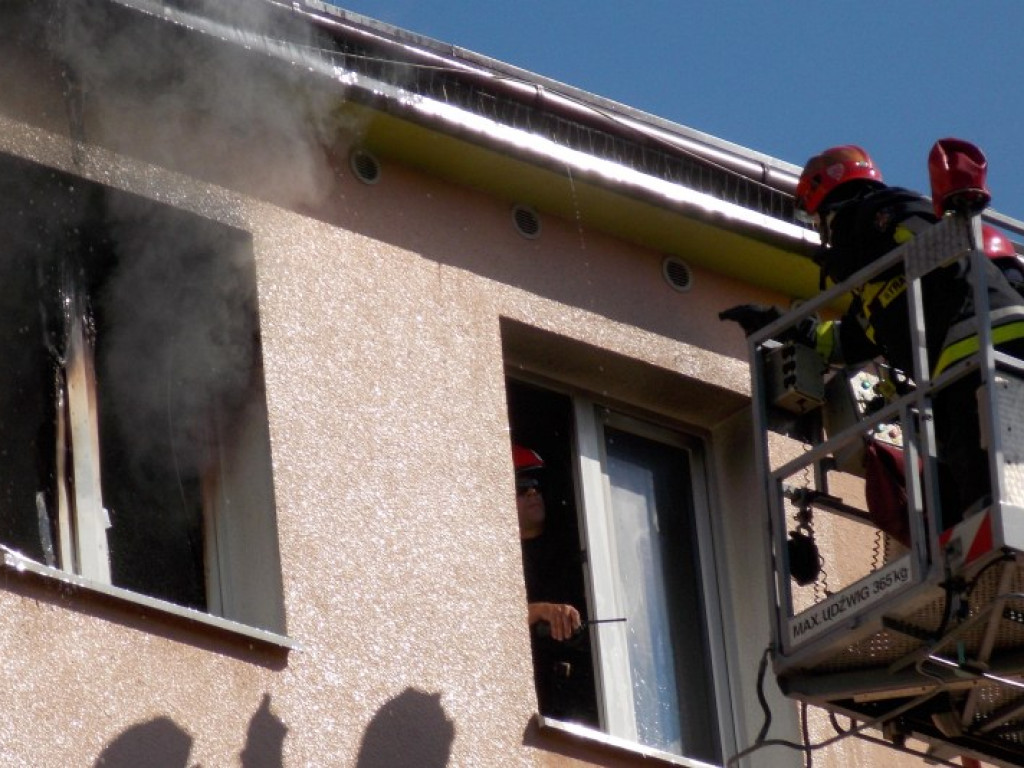 Legionowo: Spłonęło mieszkanie przy Jagiellońskiej