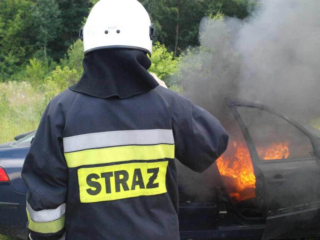 Legionowo: Spłonęły cztery policyjne samochody