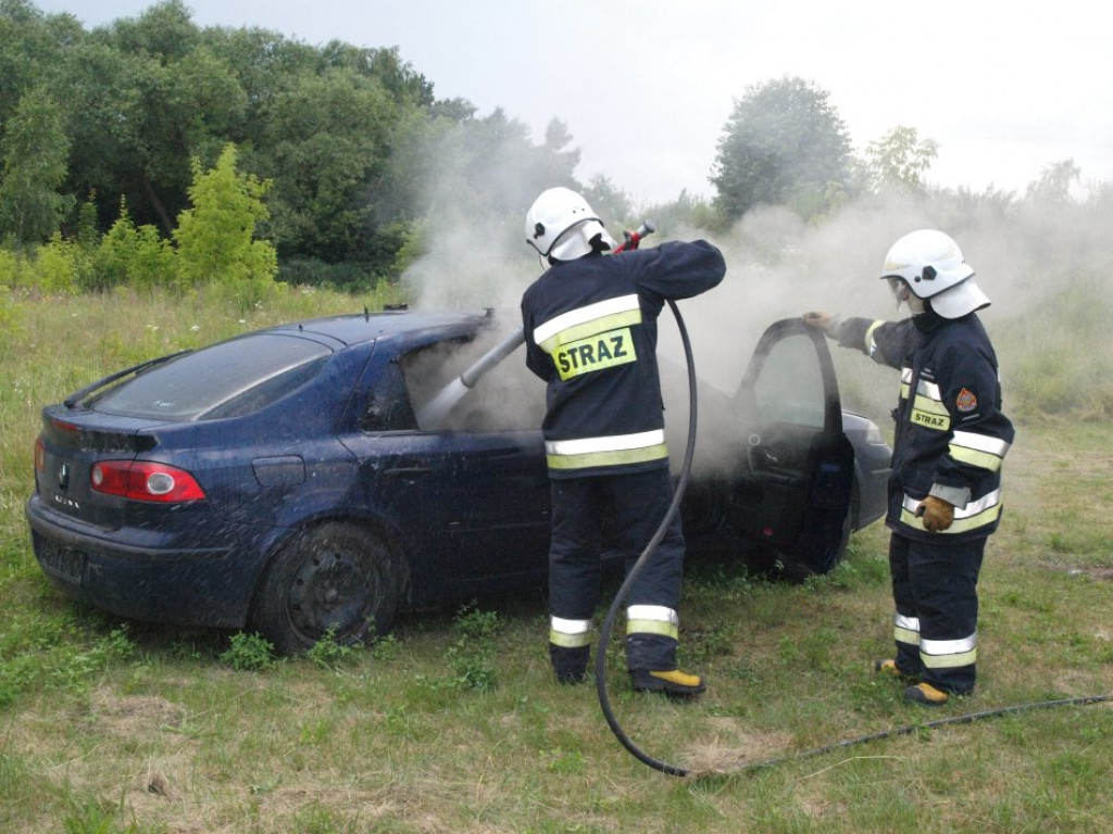 Legionowo: Spłonęły cztery policyjne samochody