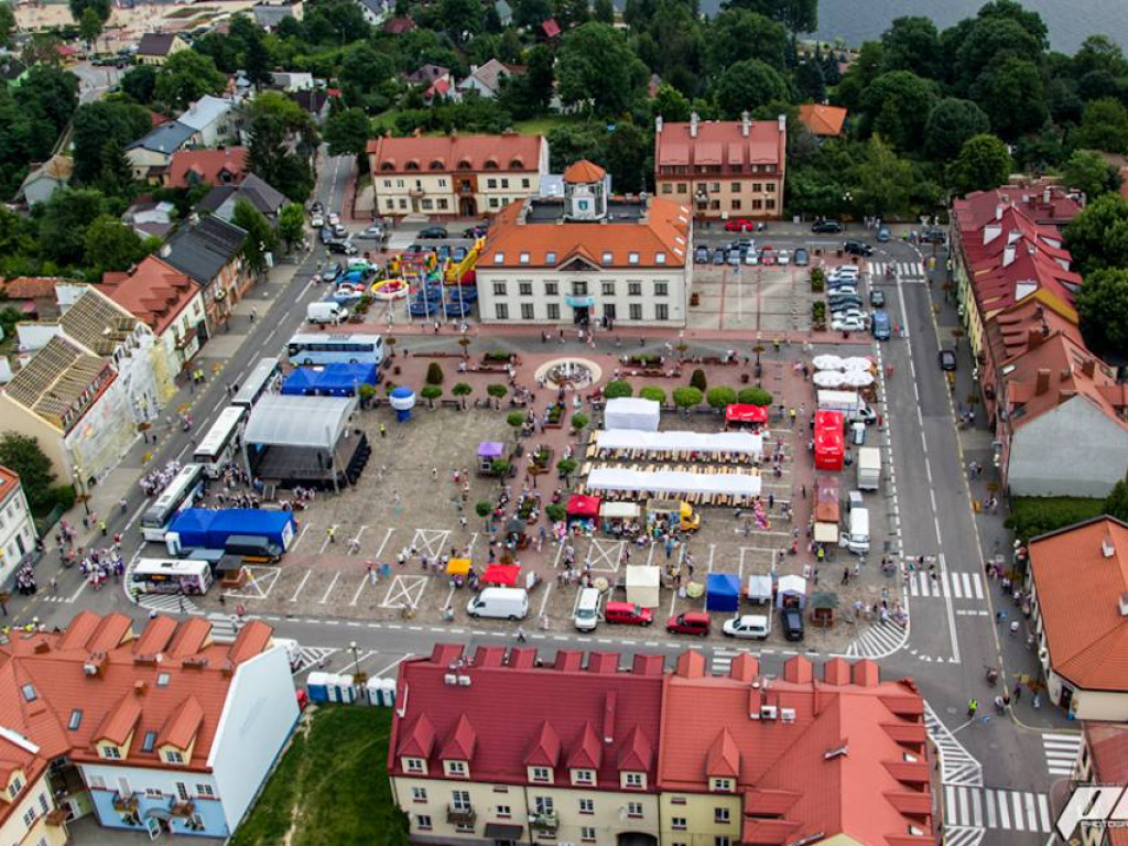 Serock: Miasto z lotu ptaka