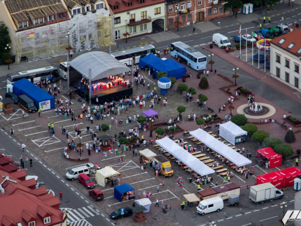Serock: Miasto z lotu ptaka