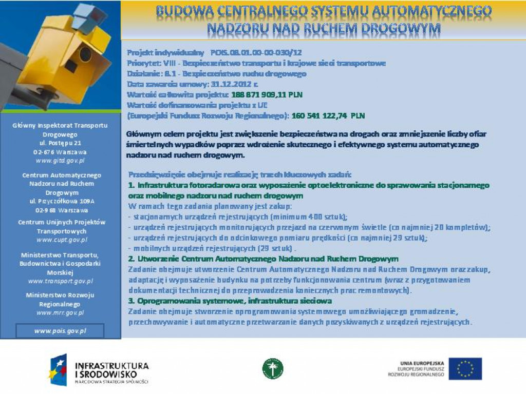 Jabłonna: Fotoradaru nie będzie. W przyszłym roku zainstalują kamerę