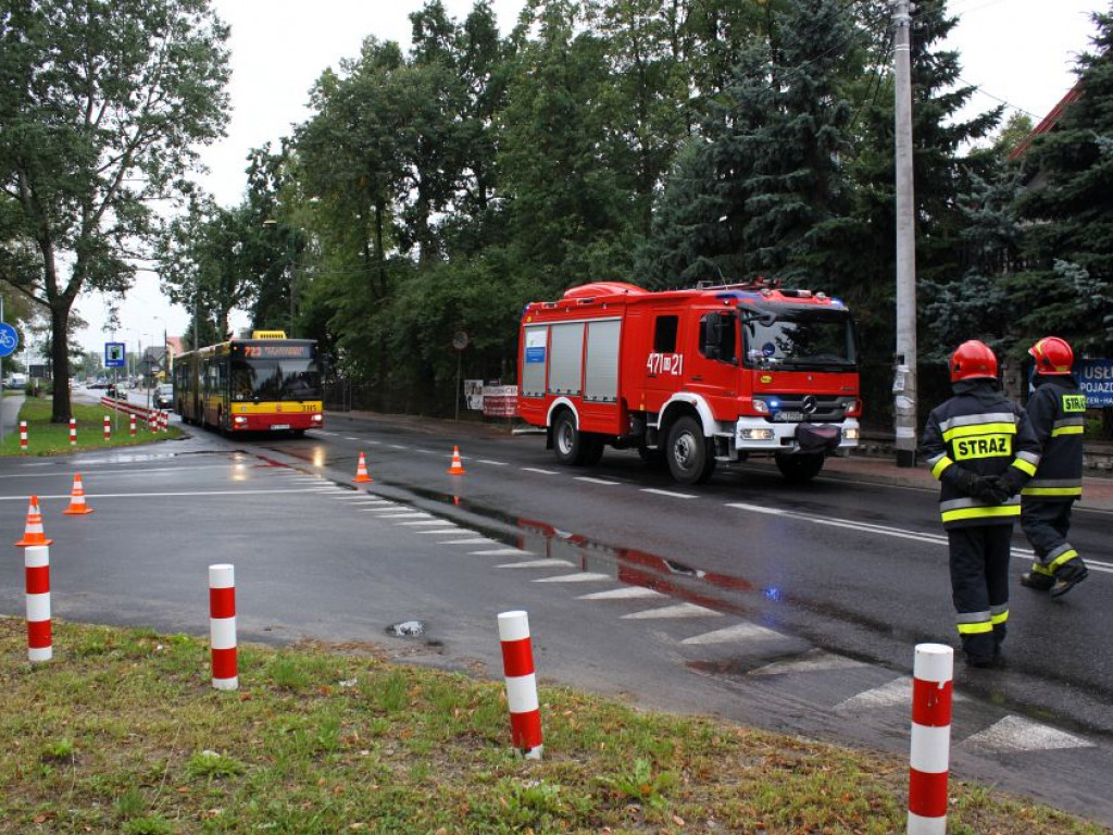 Legionowo: Wypadek na Sobieskiego. Ulica była zablokowana