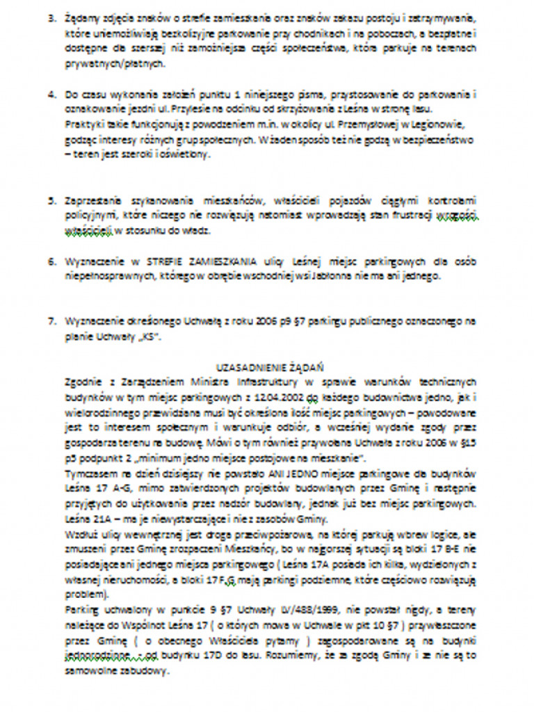 Jabłonna: Parkingowy koszmar z ulicy Leśnej