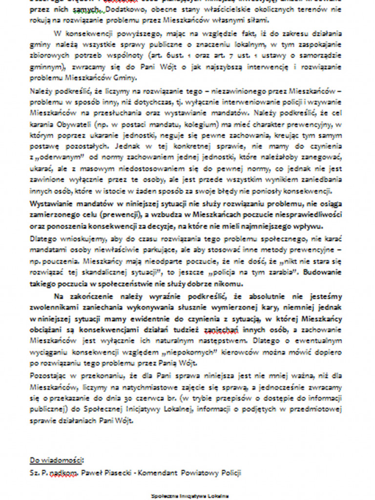 Jabłonna: Parkingowy koszmar z ulicy Leśnej