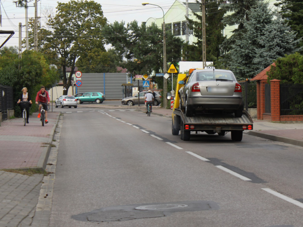 Legionowo: Kolizja z taksówkarzem