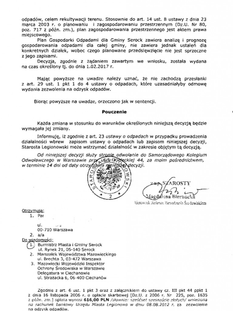 Serock: Co z wyrobiskiem w Maryninie? Czy urząd chce coś ukryć?