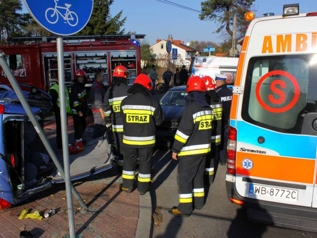 Legionowo: Poważny wypadek na III Parceli