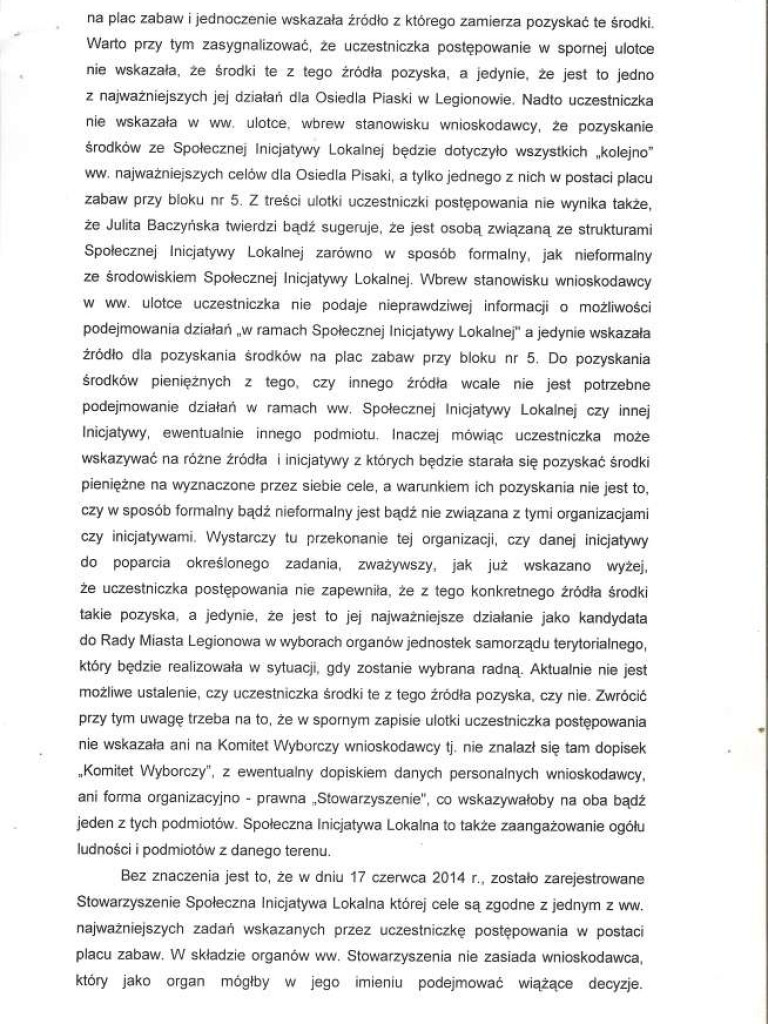 Legionowo: SIL czy SIL