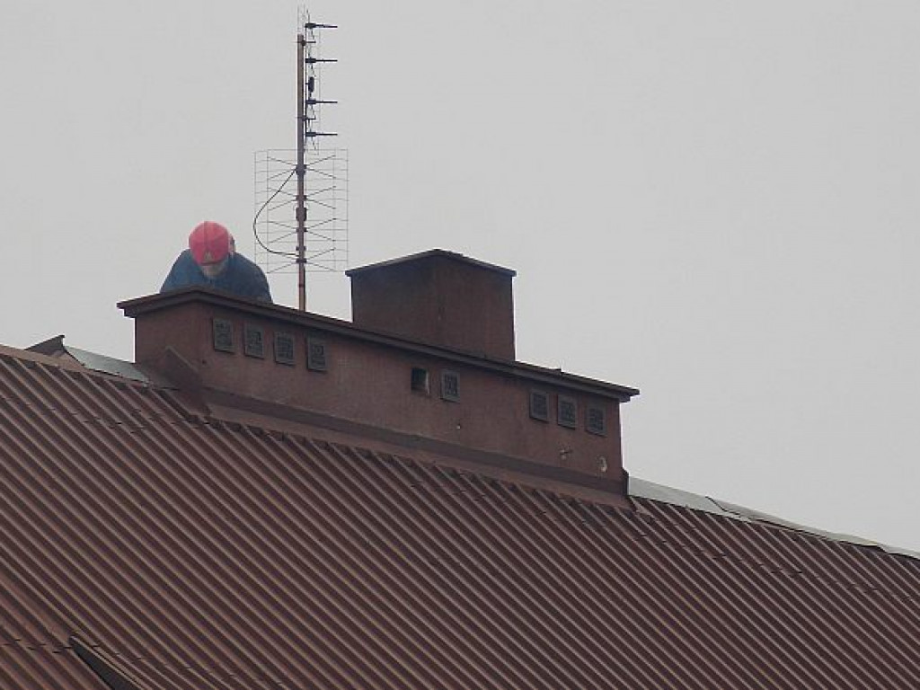 Legionowo: Pożar sadzy w kominie