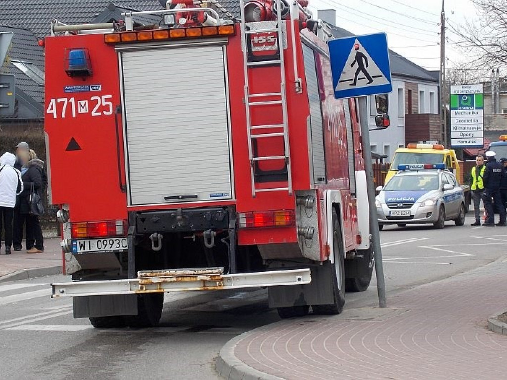 Legionowo: Wypadek na Słowackiego. Jedna osoba w szpitalu
